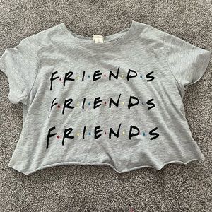 Cropped friends t-shirt. Size medium.